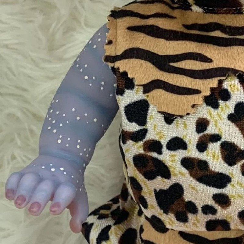 Силіконова Колекційна Лялька Реборн Аватар Бейлі ( Вінілова Лялька Аватар ) Висота 35 см