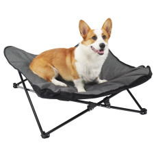 Большая Лежанка Кровать на Ножках 90*90 см Для Крупных Собак Переносной Гамак Для Дома Улицы и Путешествий Для Животных до 40 кг