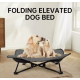 Большая Лежанка Кровать на Ножках 90*90 см Для Крупных Собак Переносной Гамак Для Дома Улицы и Путешествий Для Животных до 40 кг