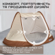 Большой Манеж Палатка Для Кошек и Собак Складной Переносной Вольер Домик Для Животных 111*64 см MOLLI