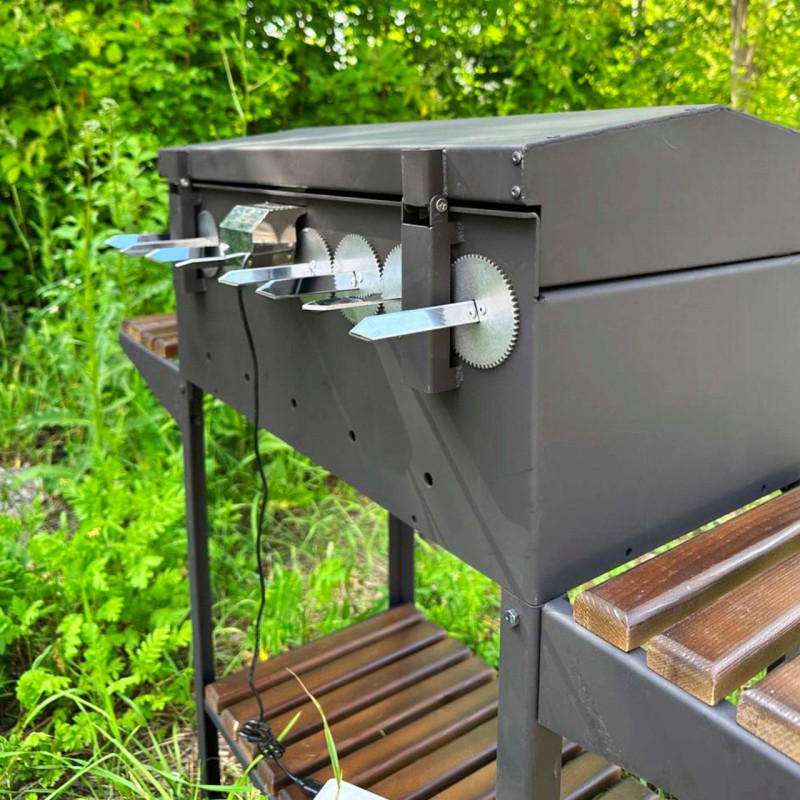 Автоматический мангал на 8 шампуров SHOP-PAN