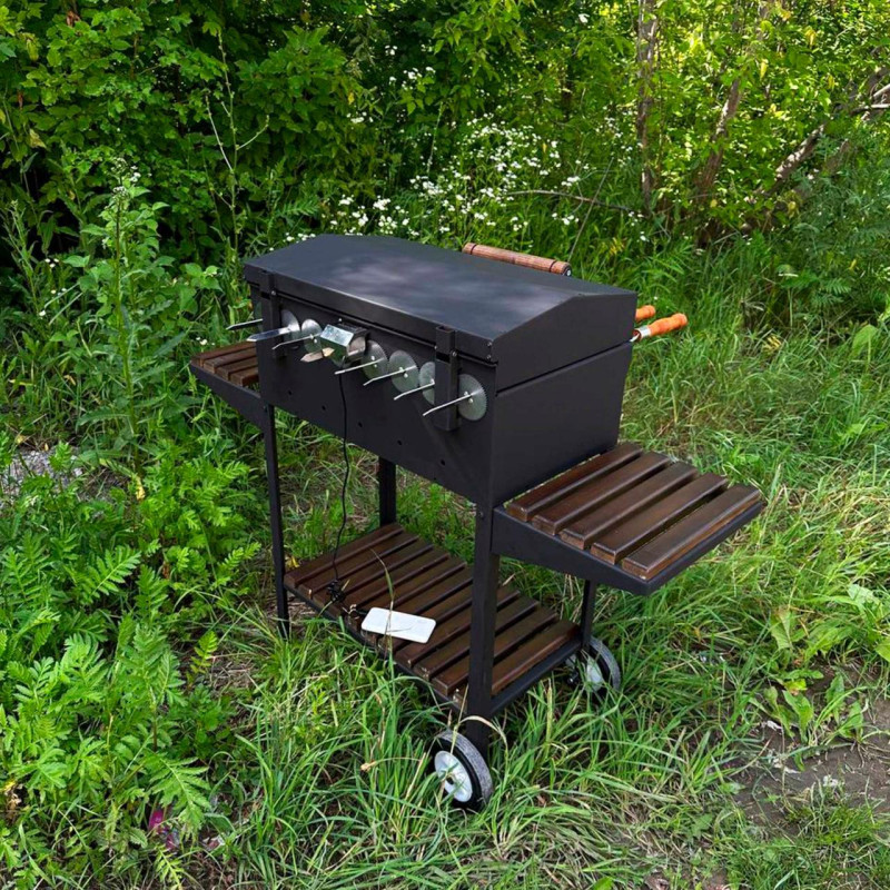 Автоматический мангал на 8 шампуров SHOP-PAN