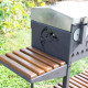 Автоматический мангал Люкс на 10 шампуров с крышкой из нержавейки