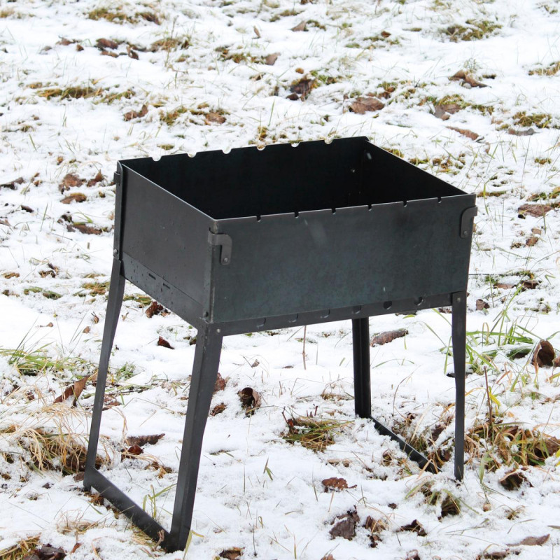 Мангал-кейс "ШАРК" на 6 шампуров/раскладной жаровня гриль