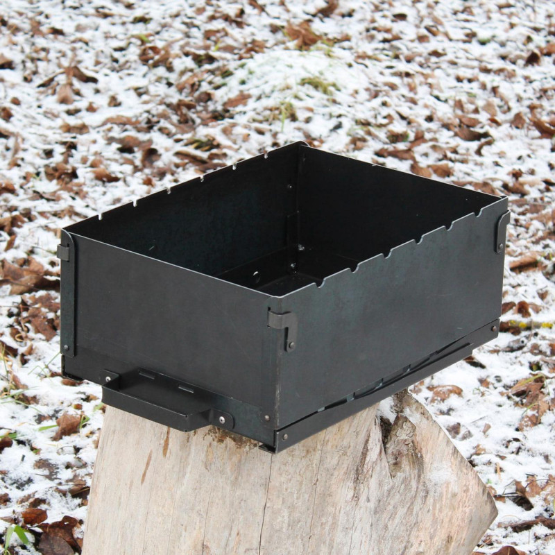 Мангал-кейс "ШАРК" на 6 шампуров/раскладной жаровня гриль