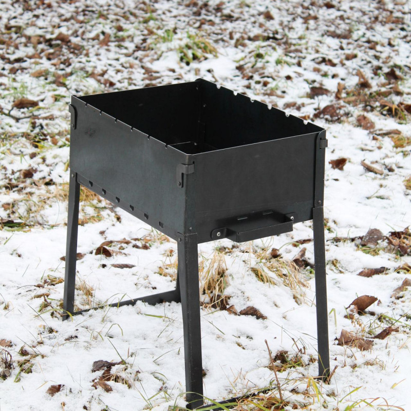 Мангал-кейс "ШАРК" на 6 шампуров/раскладной жаровня гриль