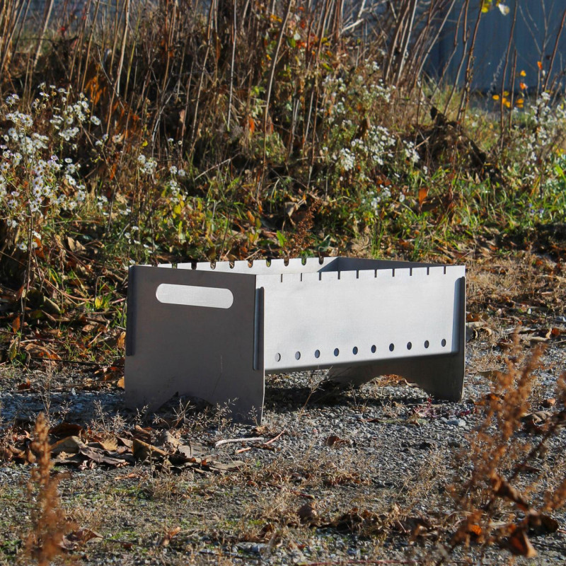 Мангал "Южный" из нержавейки на 10 шампуров.