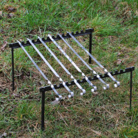 Похідна мангал-рамка з шампурами 6 шт