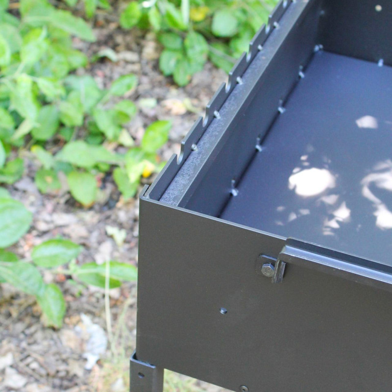 Мангал разборный Квадрат на 8 шампуров