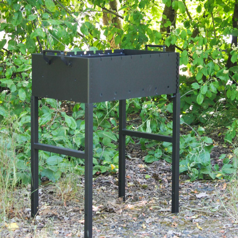 Мангал разборный Квадрат на 8 шампуров