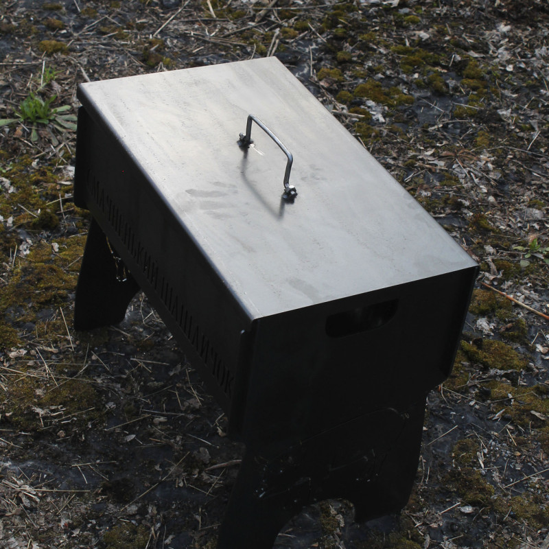 Крышка для разборного мангала на 10 шампуров