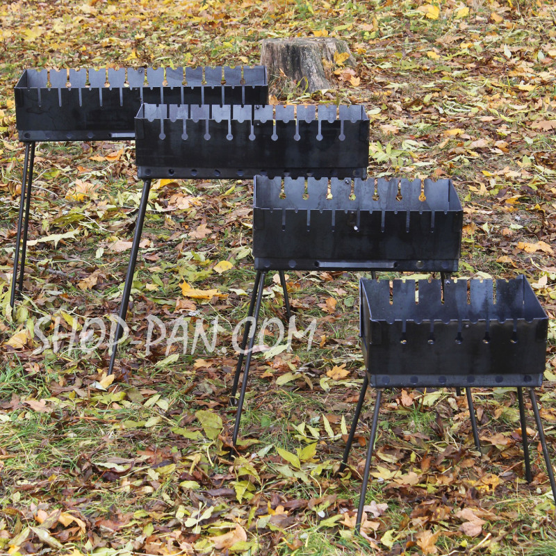 Чехол черный (оксфорд) для мангала-чемодана на 8 шампуров