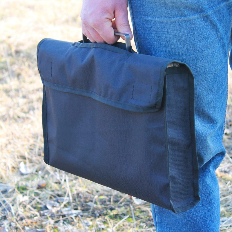 Чехол черный (оксфорд) для мангала-чемодана на 12 шампуров