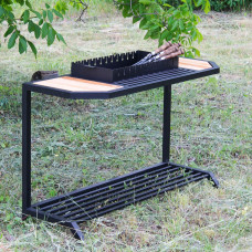 Мангал Ватра со столиком и съемной жаровней на 12 шампуров