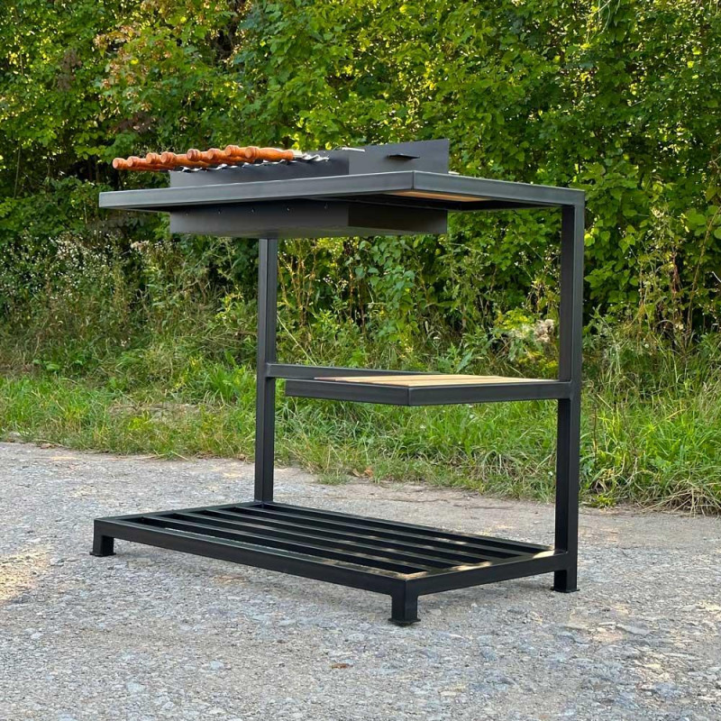 Автомангал Loft с АКБ на 8 шампуров с крышкой + аксессуары