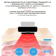 Микротоковый Массажер Для Лица RF + Светотерапия + EMS + Холодные Компрессы и Прибор Для Лифтинга и Подтяжки Мышц Лица