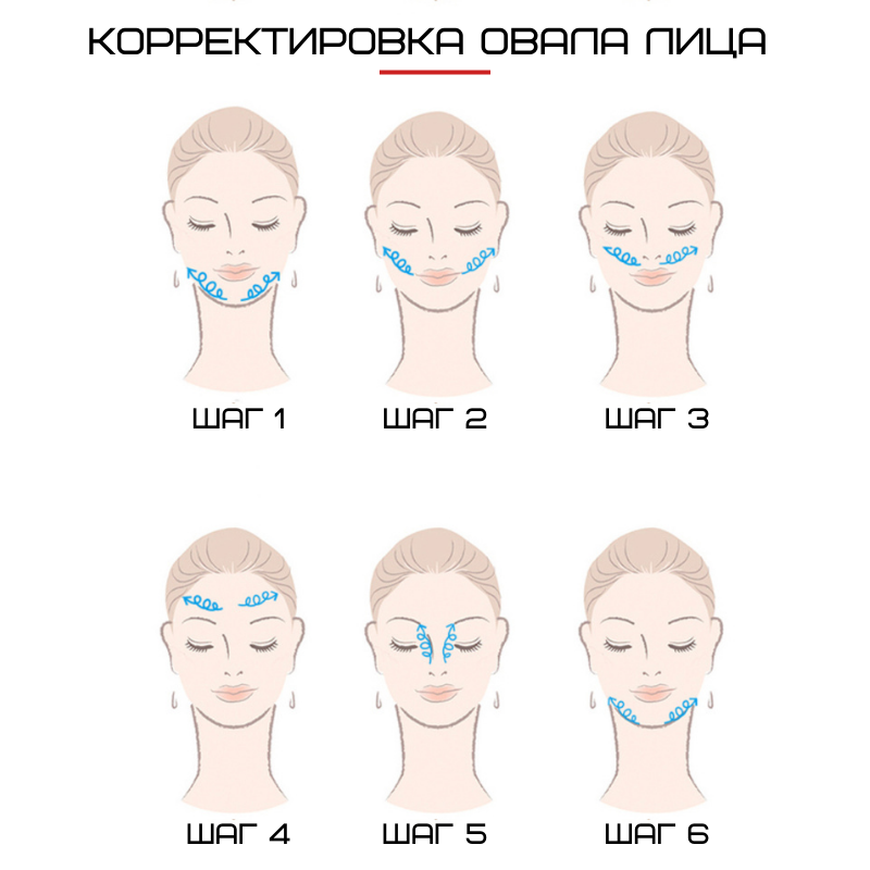 Микротоковый Массажер Для Лица с Функцией RF + EMS + LED Терапия и Охлаждение Белый