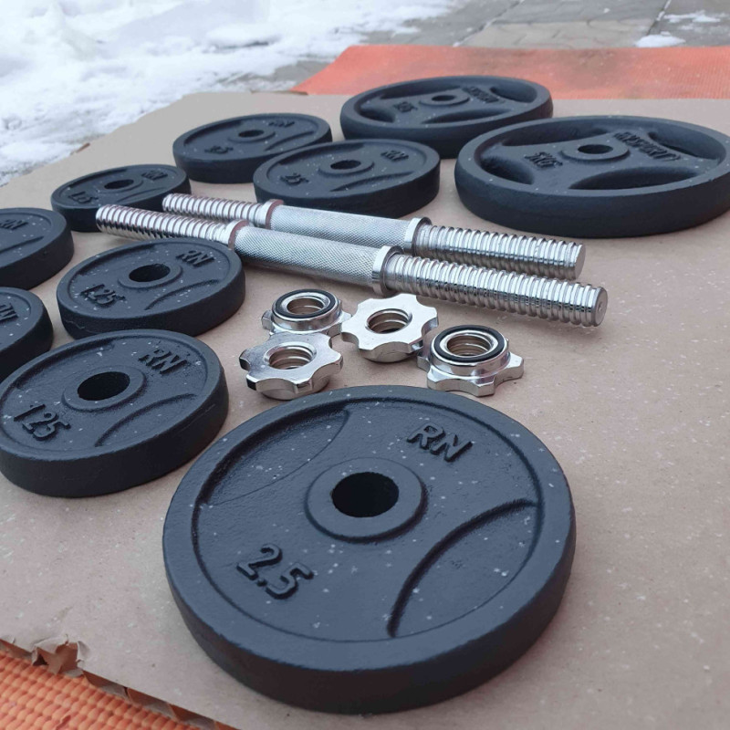 Металлический блин (диск) RN-Sport 2,5 кг под гриф Ø25мм для гантели (штанги)