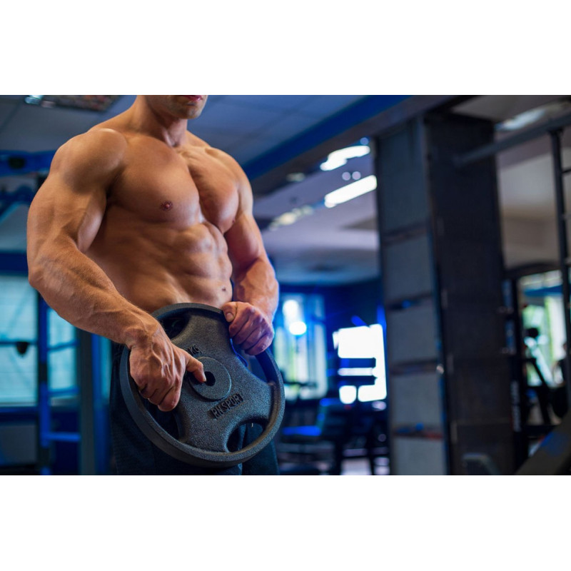 Блин (диск) RN-Sport 10 кг под гриф Ø25мм для штанги с Quatro хватом