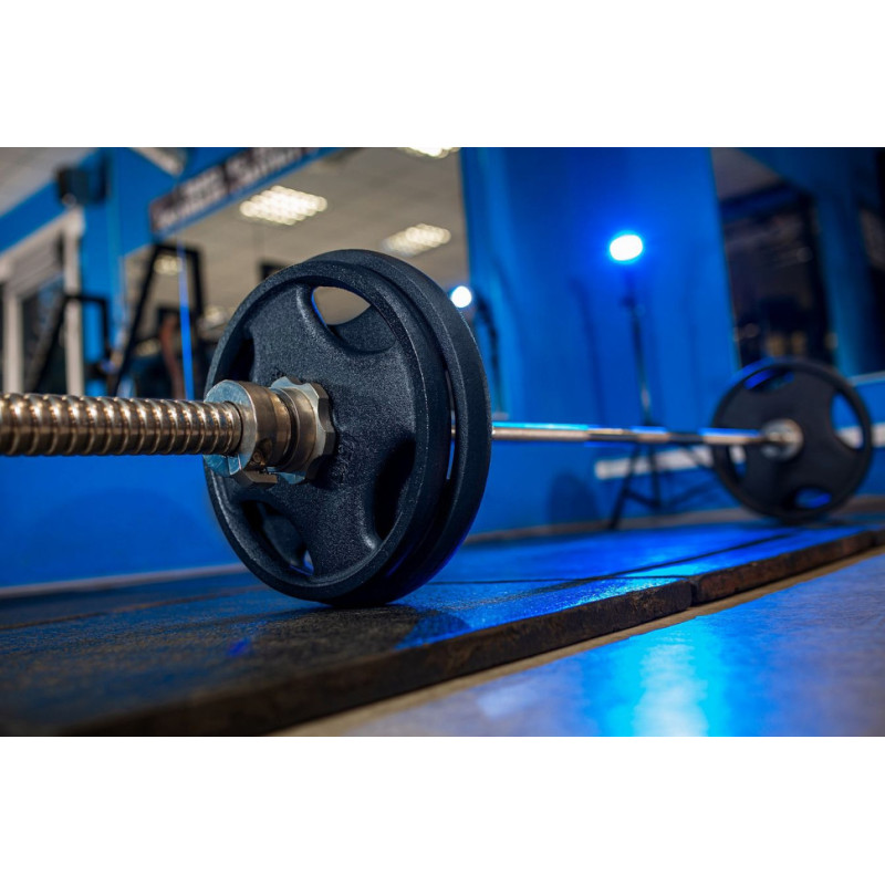 Блин RN-Sport 20 кг Ø51 мм для штанги с Quatro хватом. Черный