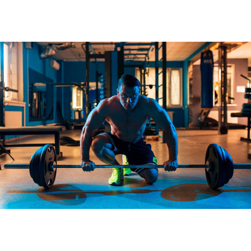 Блин RN-Sport 20 кг Ø51 мм для штанги с Quatro хватом. Черный