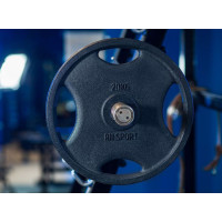 Диски RN-Sport 20 кг Ø51 мм для штанги з Quatro хватом. Чорний