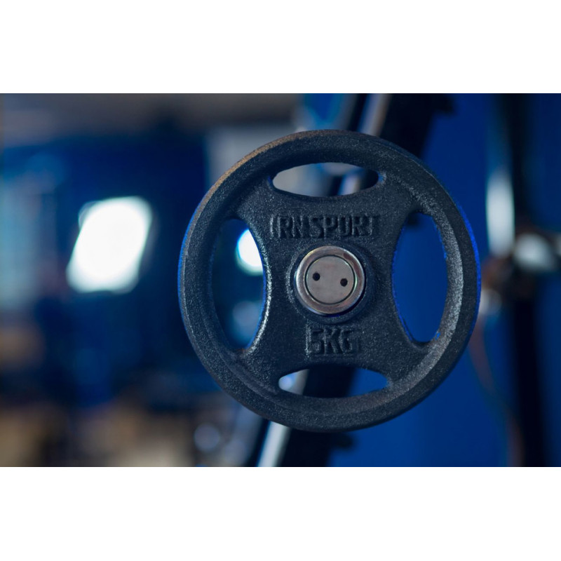 Диск олімпійський металевий 5 кг RN-Sport під гриф Ø50мм