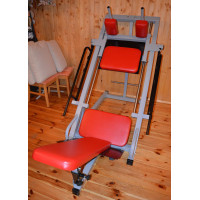 Жим ногами и Гакк-машина 2 в 1