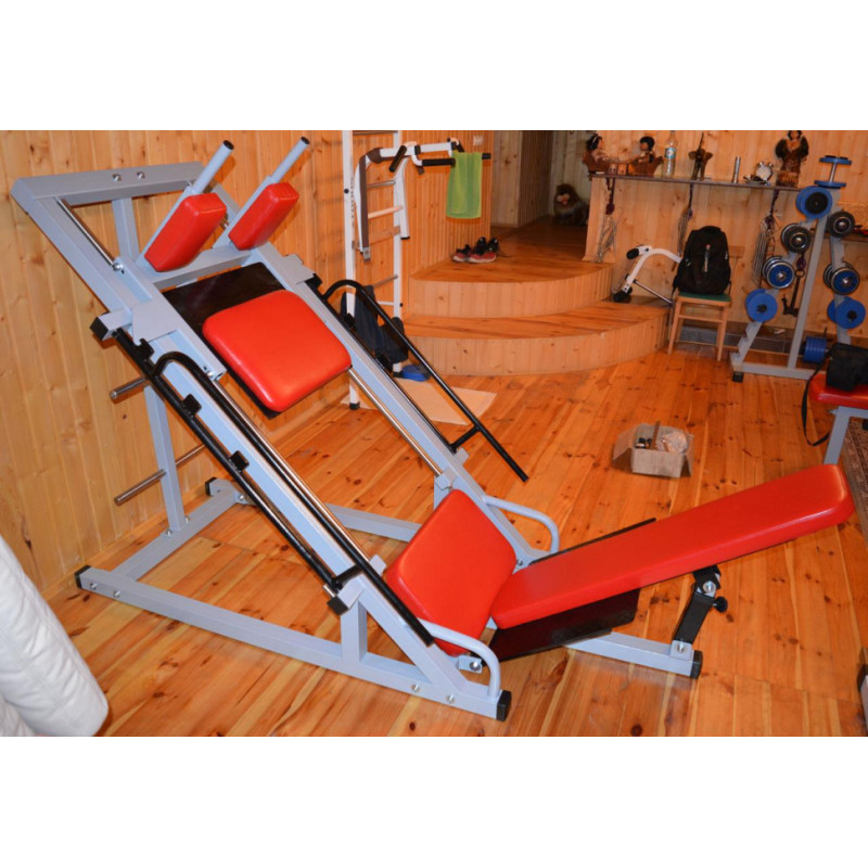 Жим ногами и Гакк-машина 2 в 1