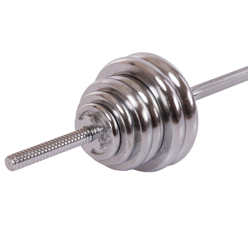 Гантели York Сірий 50кг Хром Сталь Гайки Вейдера Комплект Для дому