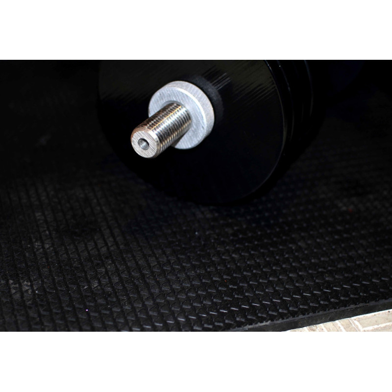 Коврик резиновый 500х500х10 под штангу или гантели. Напольное покрытие