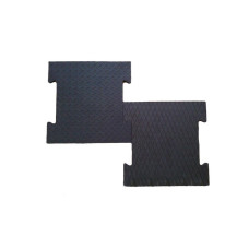 Ласточкин хвост, резиновое покрытие 700 х 700 х 20. Горячее прессование