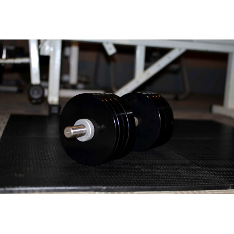 Коврик резиновый 500х500х20 под штангу или гантели. Напольное покрытие