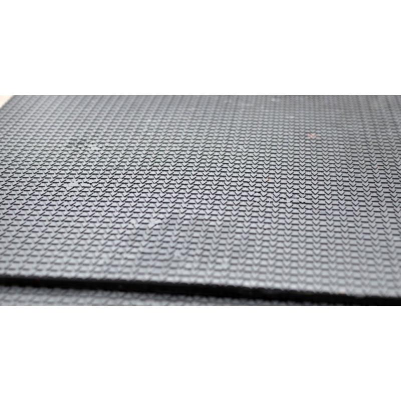 Комплект защитного покрытия из литой резины под скамью, штангу, гантели, 1х2 м