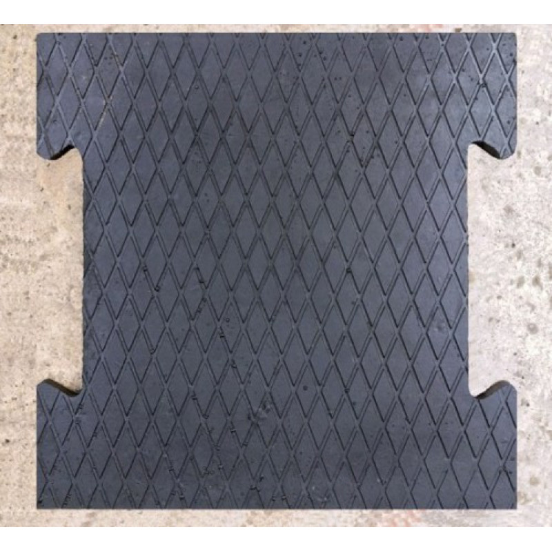 Акция! Ласточкин хвост, резиновое покрытие 500 х 500 х 20 . Горячее прессование