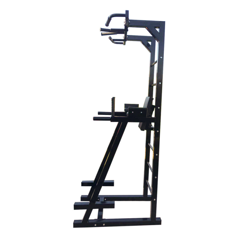 Турник, брусья и съемная спинка на пресс, шведская стенка RN Sport Черная (50х50 мм)