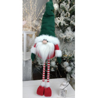 Іграшка м'яка новорічний Санта 85см різдвяний на ніжках