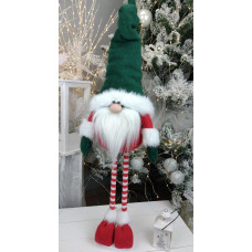 Іграшка м'яка новорічний Санта 85см різдвяний на ніжках