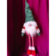 Іграшка м'яка новорічний Санта 85см різдвяний на ніжках