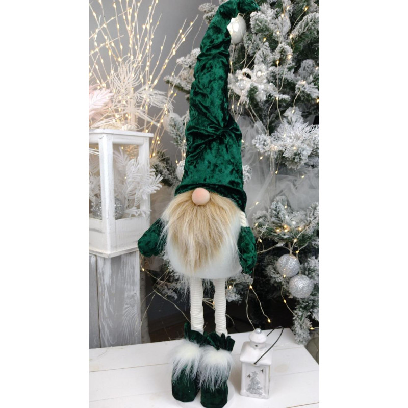 Гном скандинавський 50см зелений на ніжках