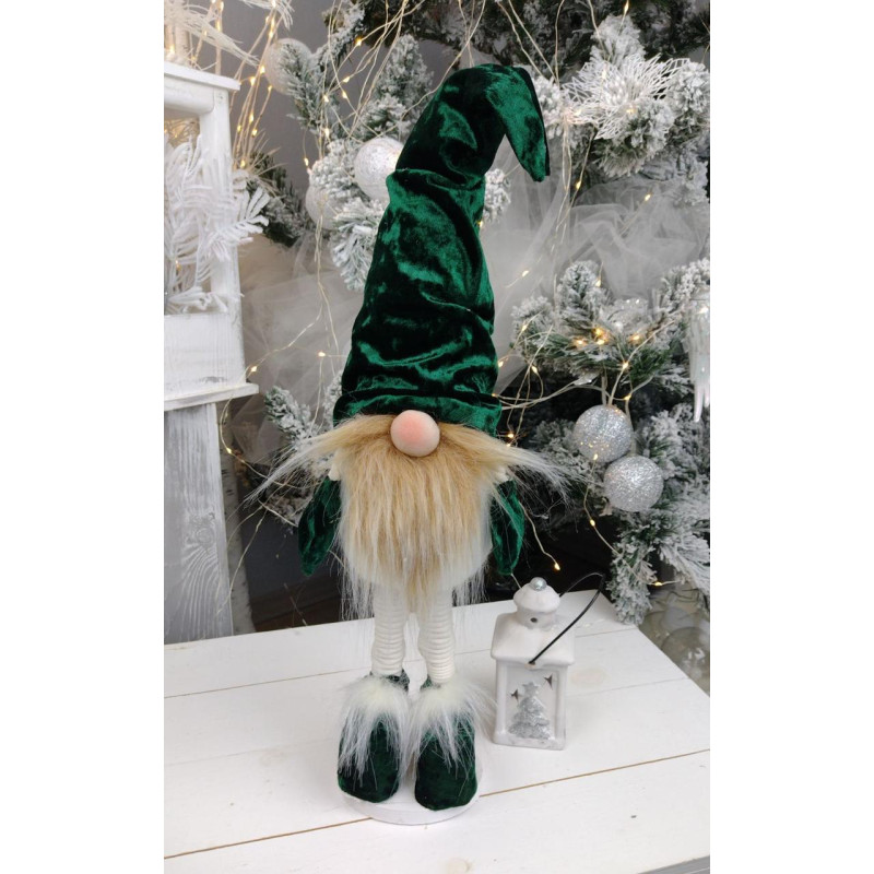 Гном скандинавський 50см зелений на ніжках