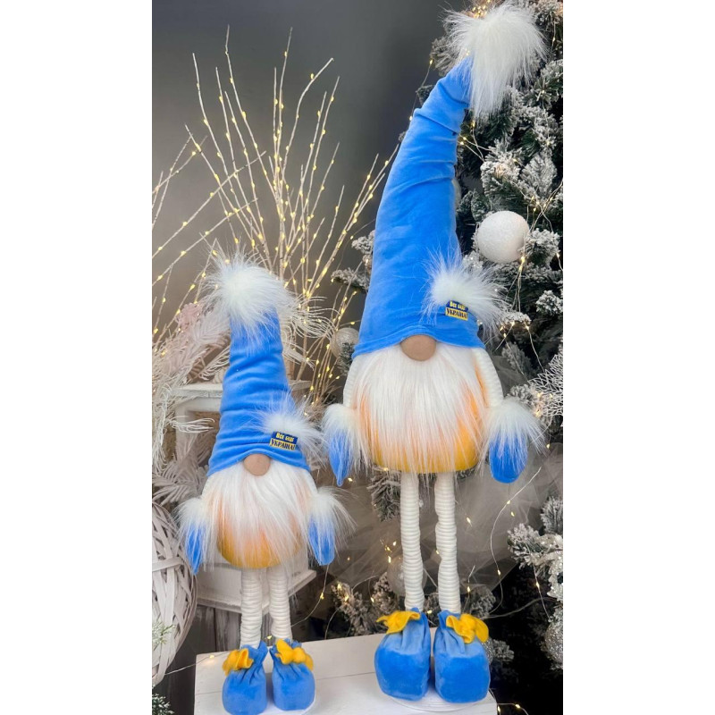 Патріотична іграшка 75см гном сидячий 75см