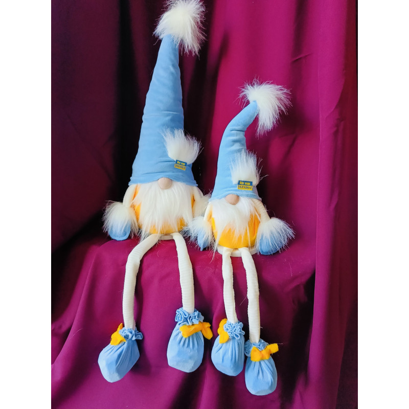 Патріотична іграшка 75см гном сидячий 75см