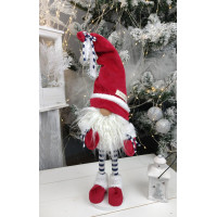 Гном інтер'єрний 50см. Скандинавський ельф, Санта-Клаус новорічний, іграшка м'яка