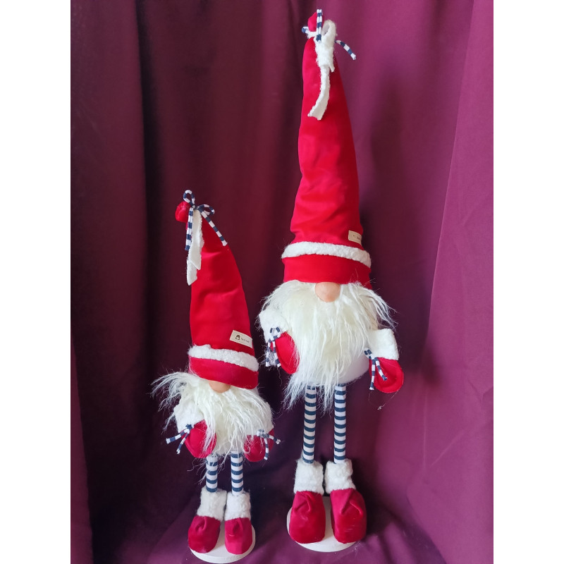 Гном інтер'єрний 50см. Скандинавський ельф, Санта-Клаус новорічний, іграшка м'яка