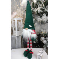 Іграшка м'яка Скандинавський гном 75см зелений бородань