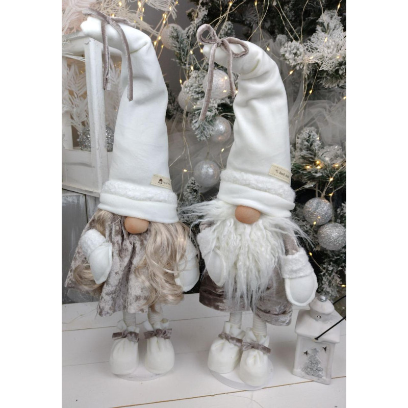 Новорічна лялька 50см, різдвяна фігурка