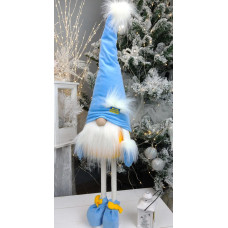 Іграшка м'яка Патріотичний гном 75см, новорічний ельф скандинавський