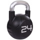 Гиря PU с хромированной ручкой Кроссфит Zelart TA-2681-24 24кг (MD2220-24) (PU, черный)