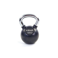 Гиря обрезиненная с хромированной ручкой 30 кг (ТА-5162-30)